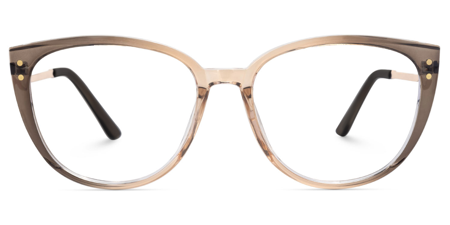 Trendy Zeelool Jailynn Glasses with Cateye Shape -Zeelool Glasses0