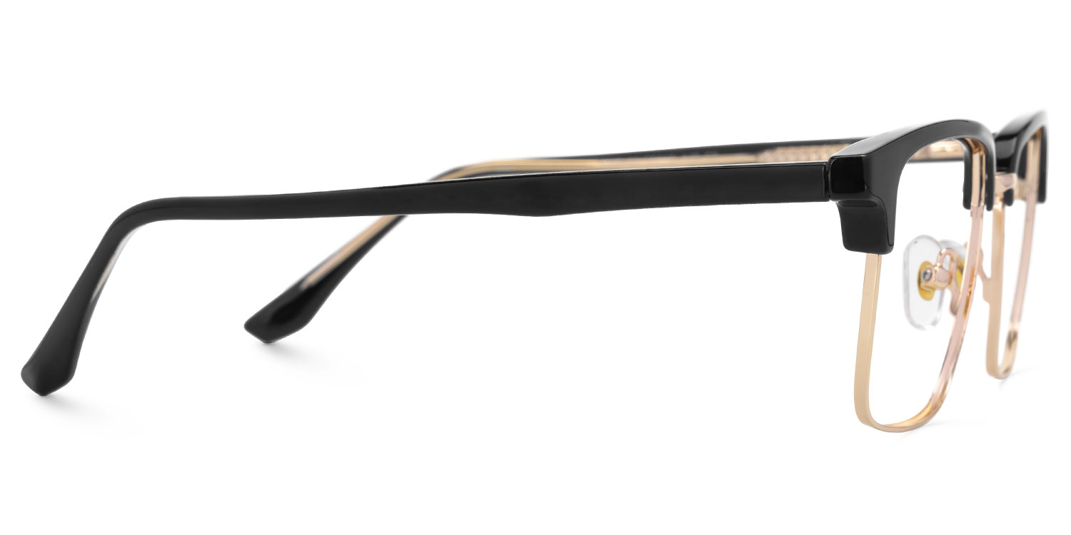 Booker Square Black-Gold Glasses2