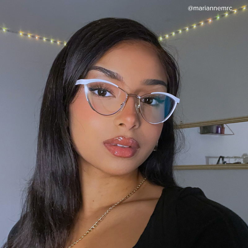 Sydney Cat Eye Gold Glasses7