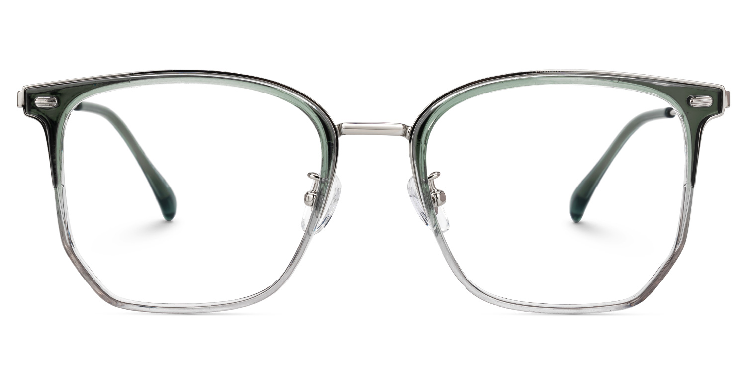 Roque Geometric Green Glasses0