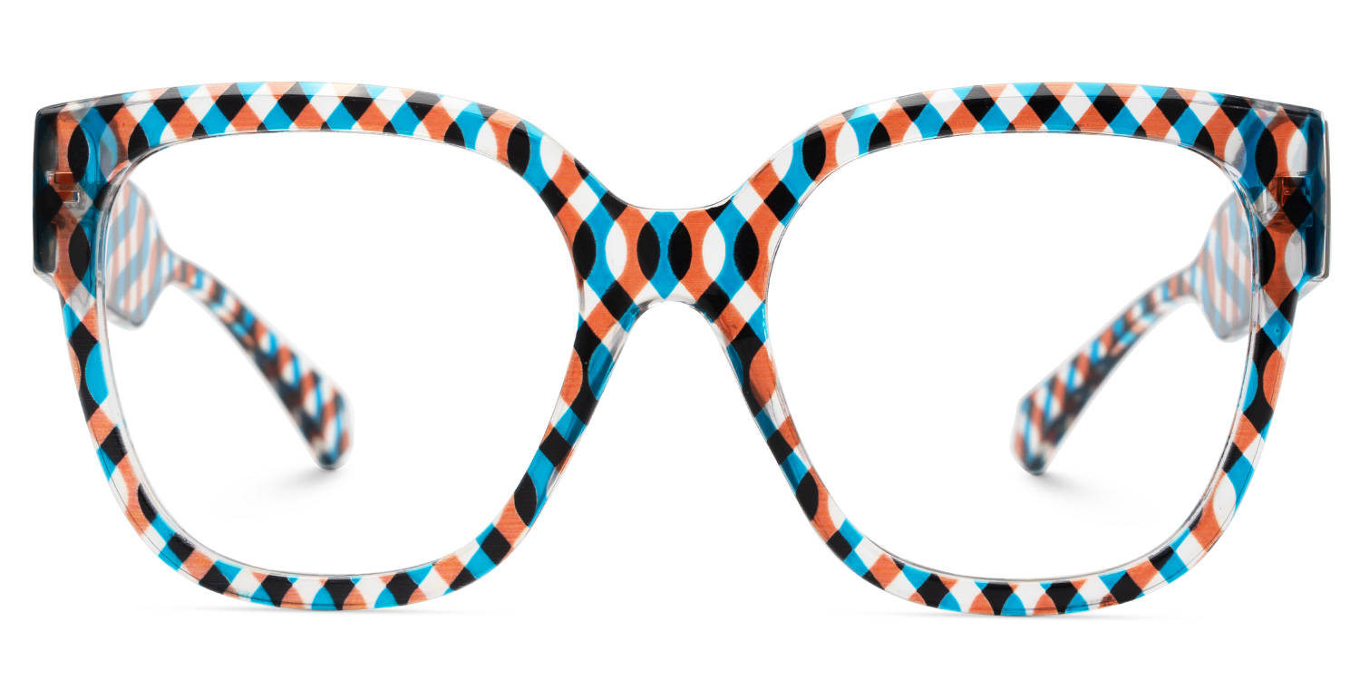 Reineke Multicolor Square Designer Eyeglasses0