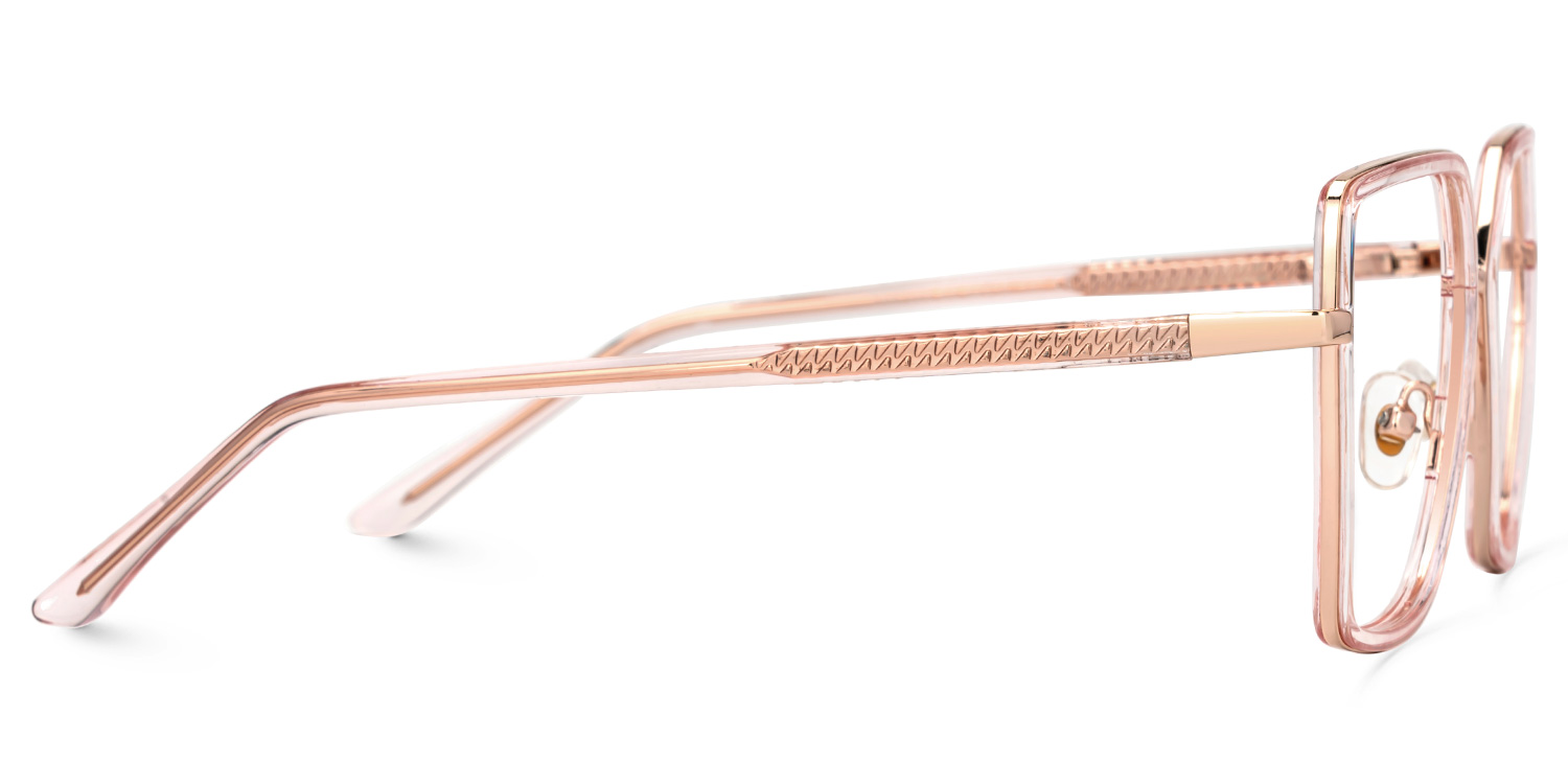 Pink Square Frame Glasses - Jill on Sale | Zeelool2