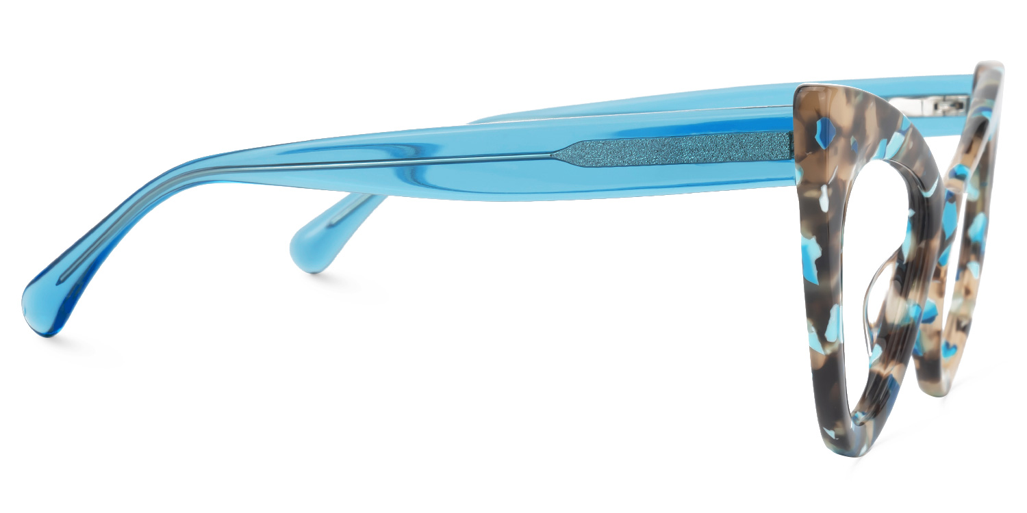 Asbell Cateye Blue-Tortoise Glasses2