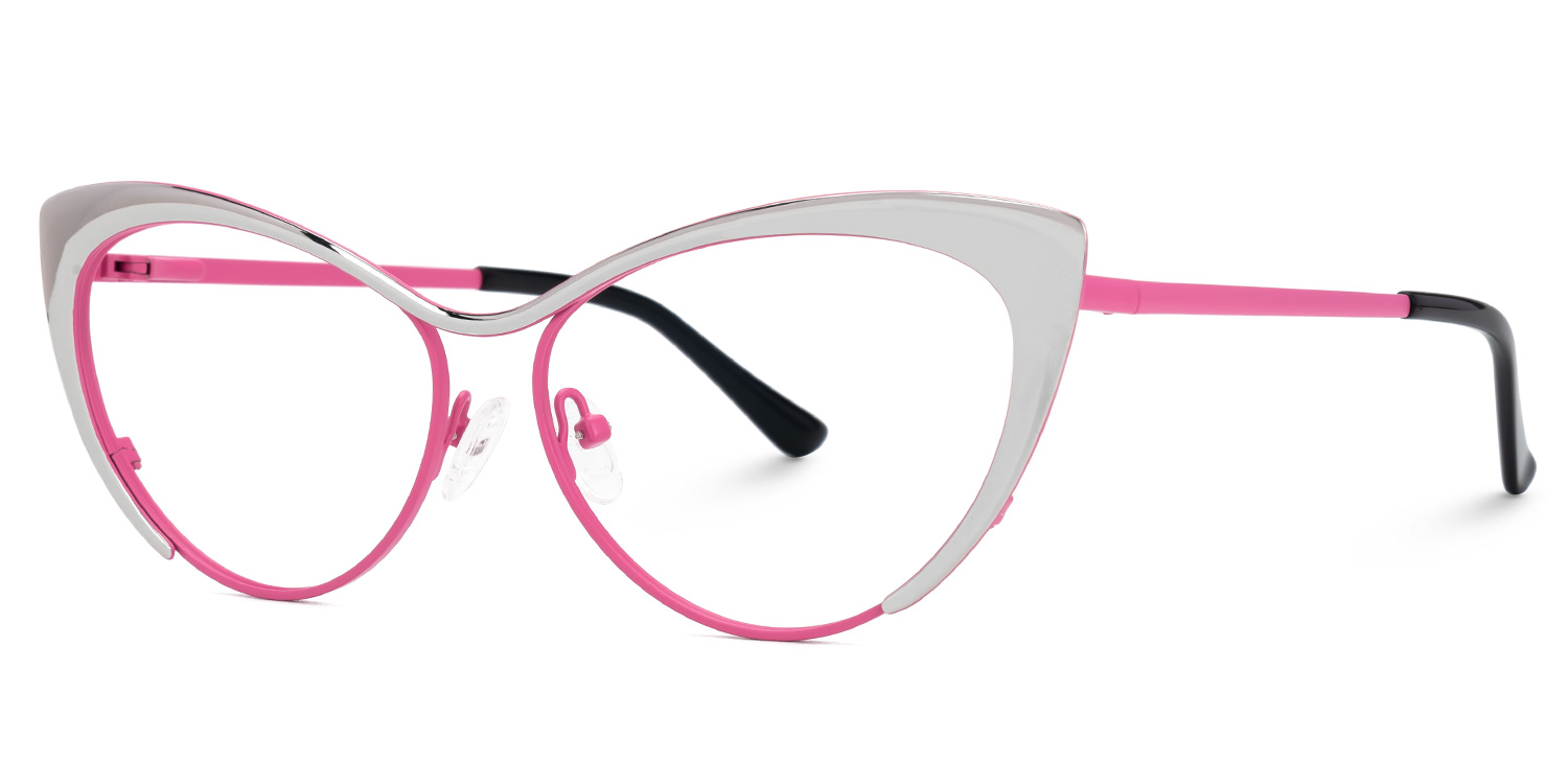 Ellen Cateye Two-Tone Glasses