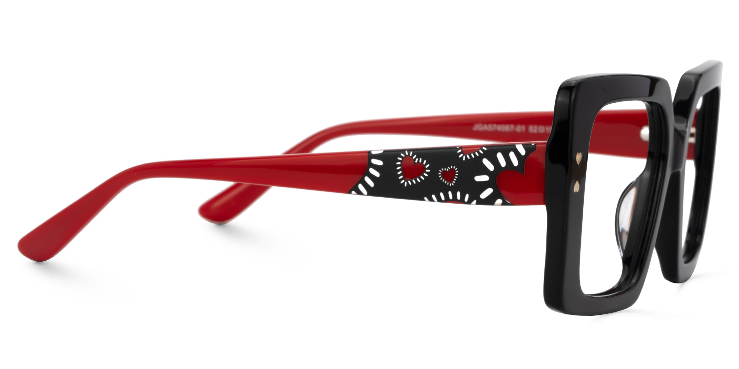 Durant Square Black Glasses2