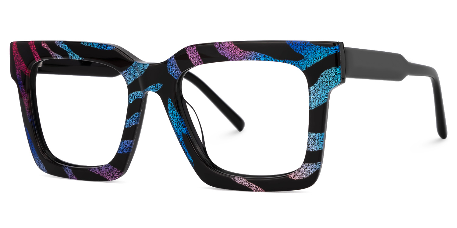 Shavorn Square Multicolor Glasses1