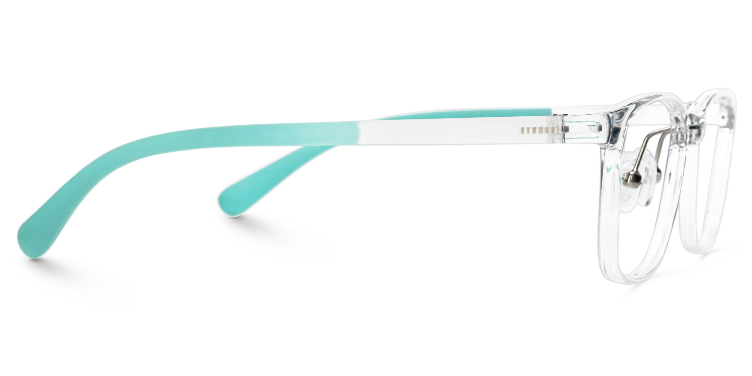 Kids Rectangle Normile Glasses with Cute Style -Zeelool2