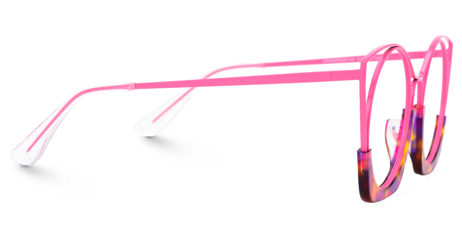 Designer Barbara Barbie Pink Glasses in Large Frame2