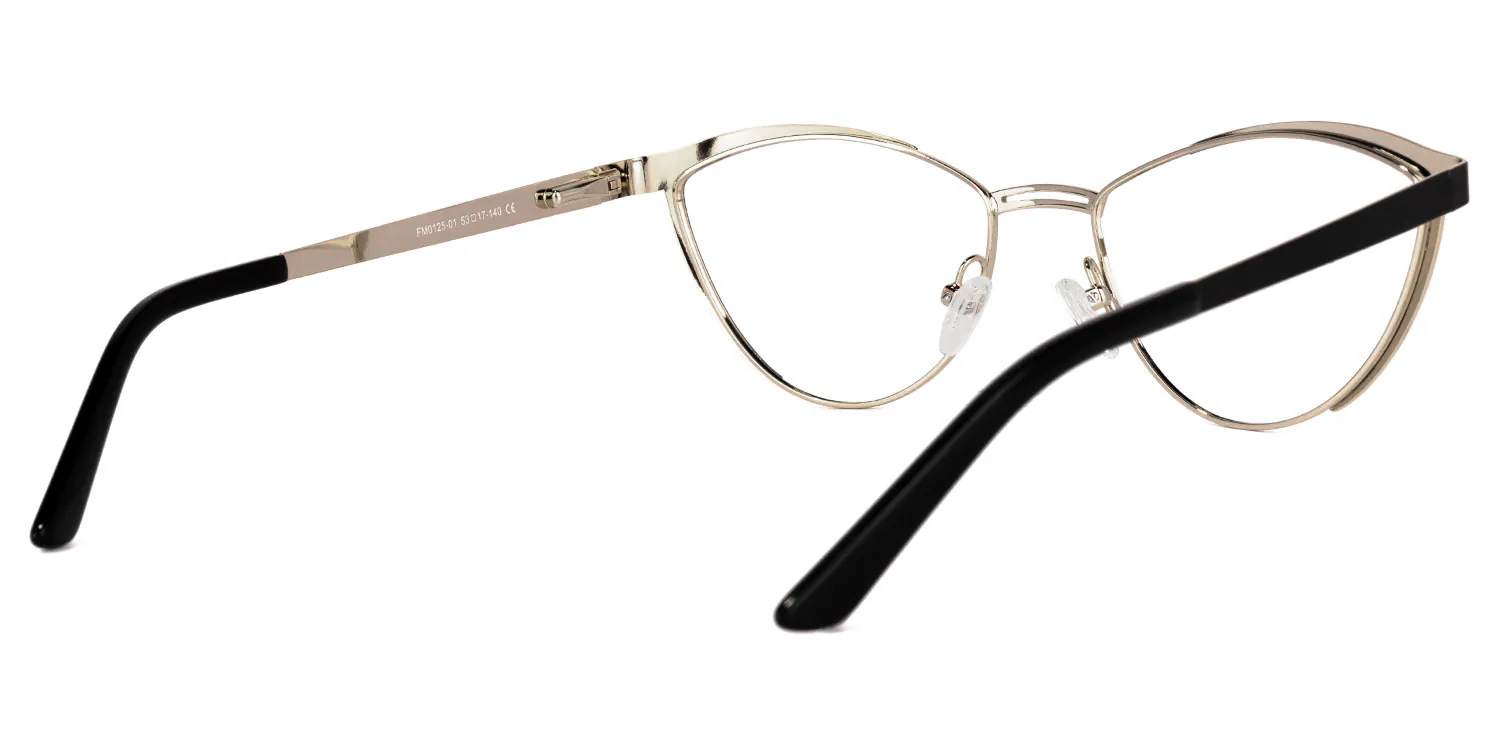 Sydney Cat Eye Black Glasses3