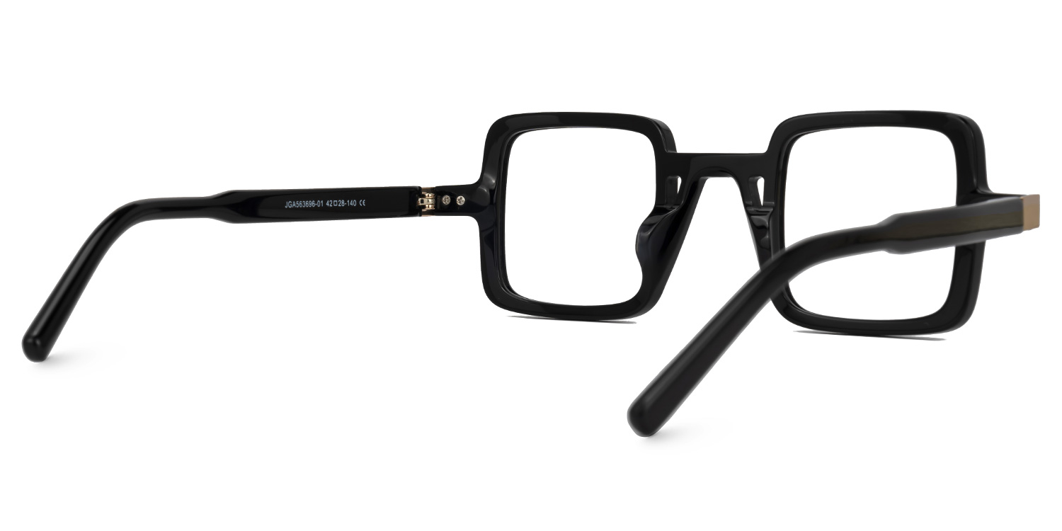 Bratton Square Black Glasses2
