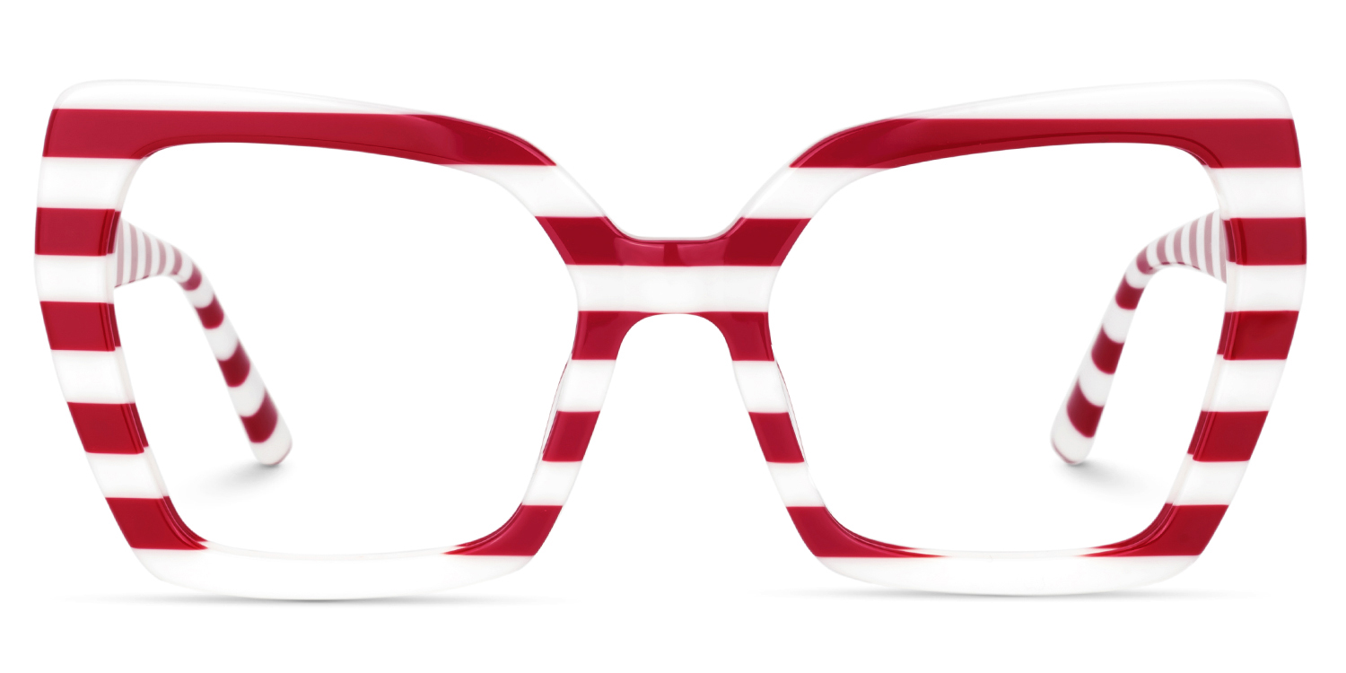 Pavia Butterfly Red Glasses0