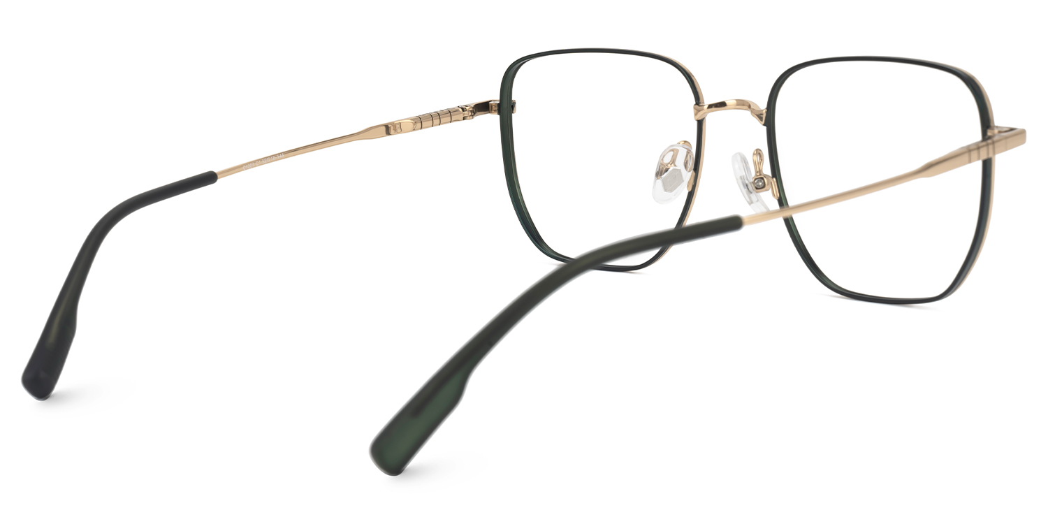 Square Cheraya Gold Glasses deals -Zeelool Glasses3