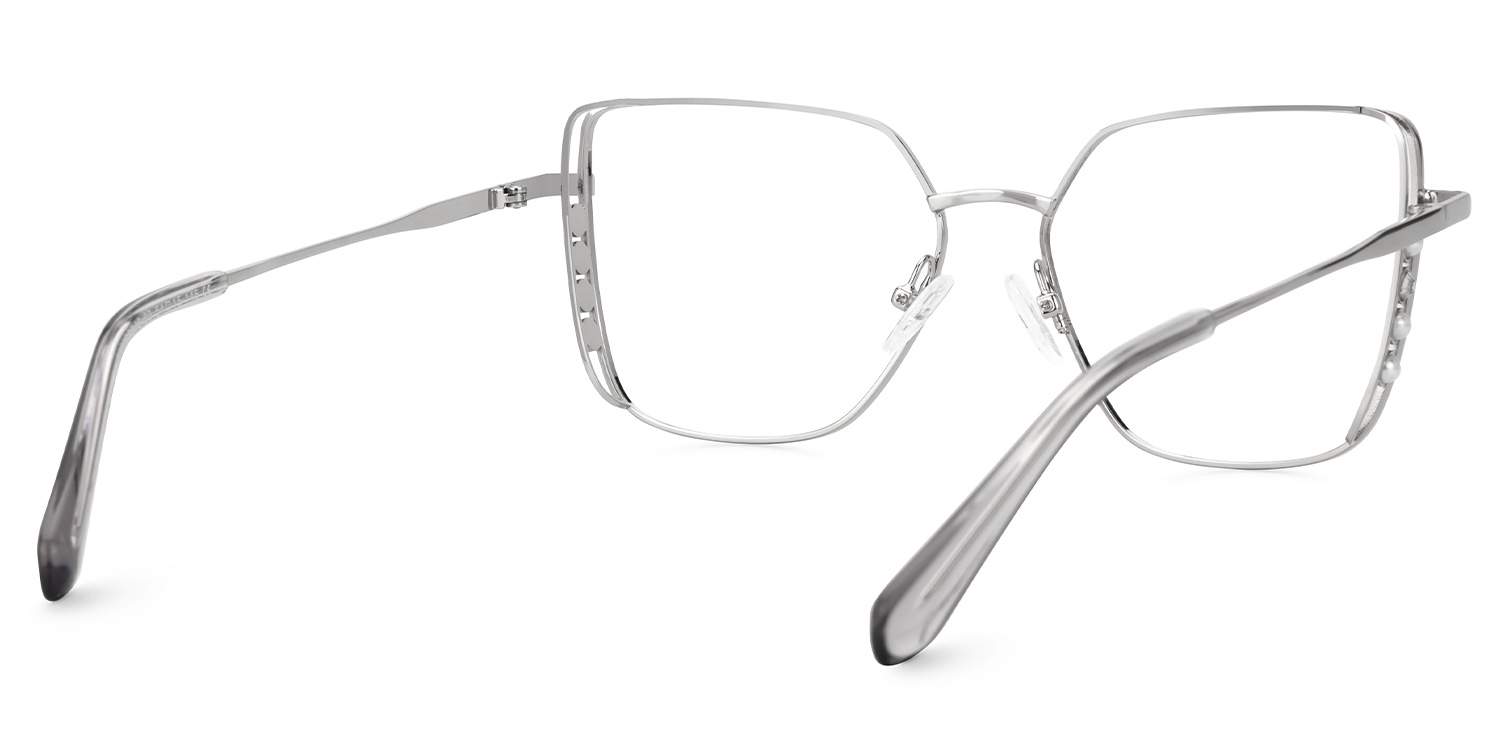Jamison Square Silver Glasses3