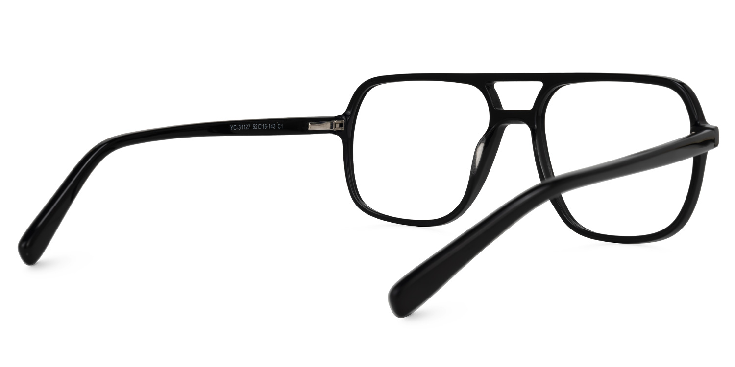 Moud Aviator Black Glasses3