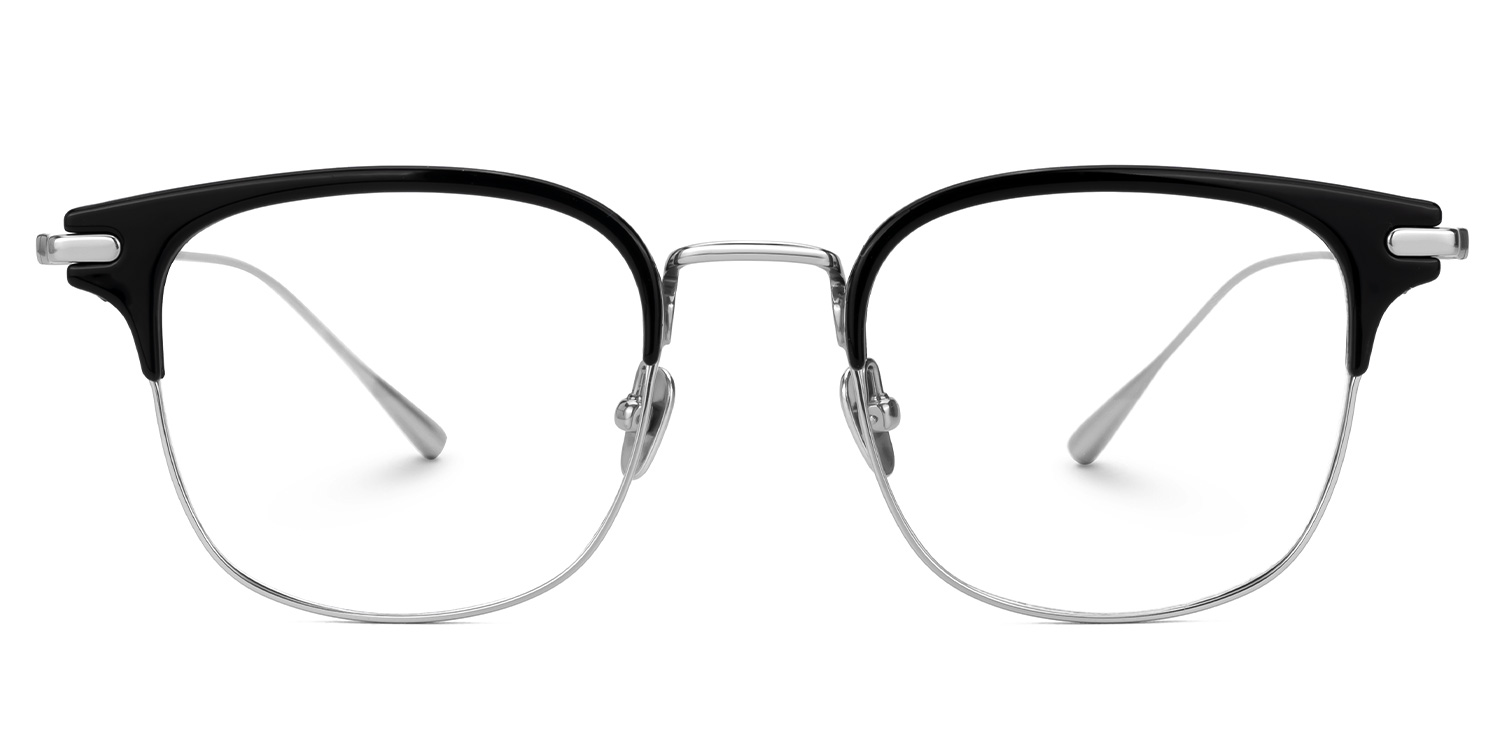 Mecca Browline Silver Glasses good-img