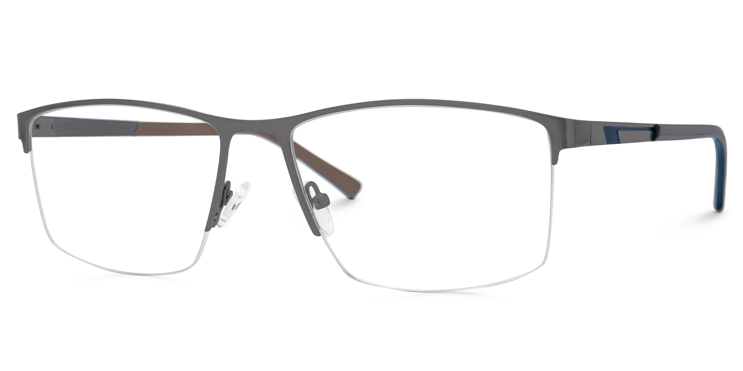 Graniela Rectangle Gray Glasses1