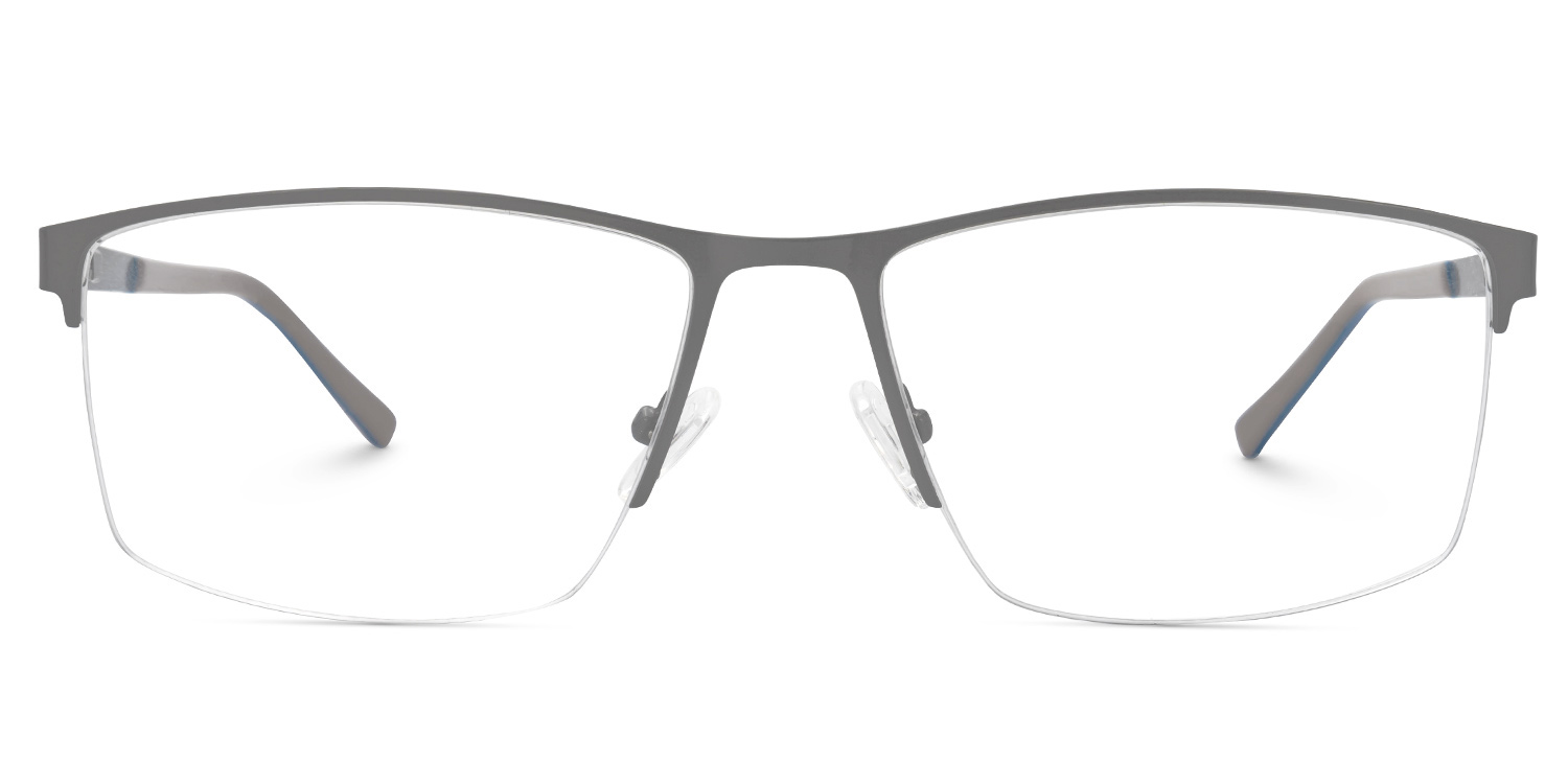 Graniela Eyeglasses in Rectangle Gray Frame | Zeelool0