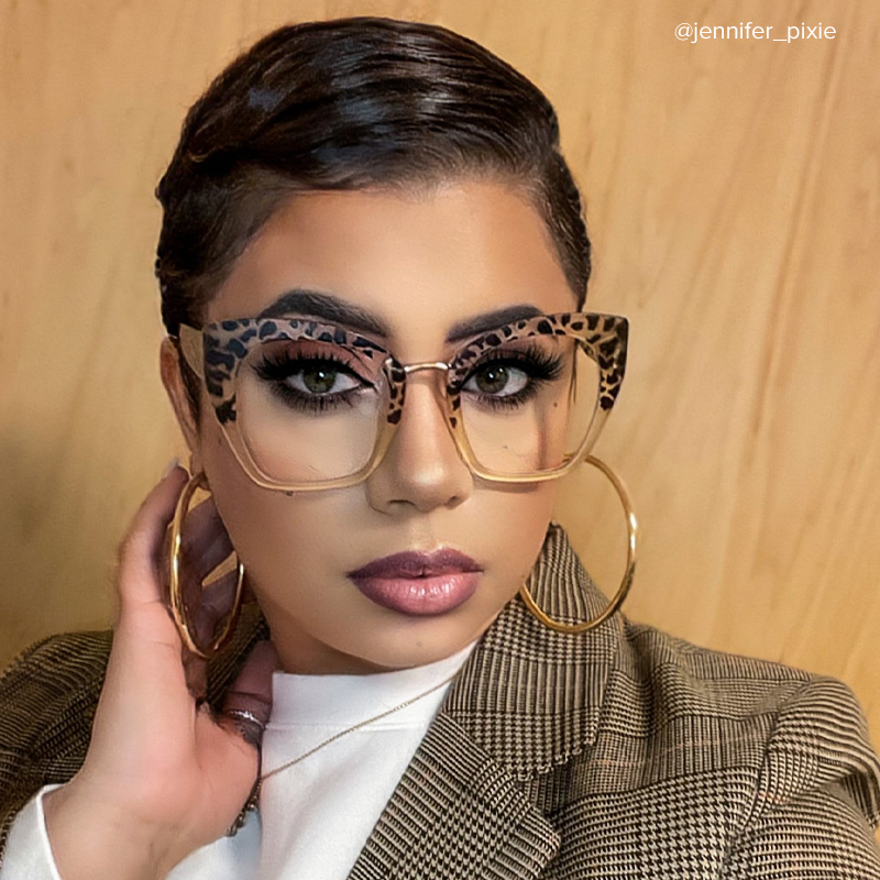 Denis Cat-eye Light Tortoise Frame Glasses | Zeelool5