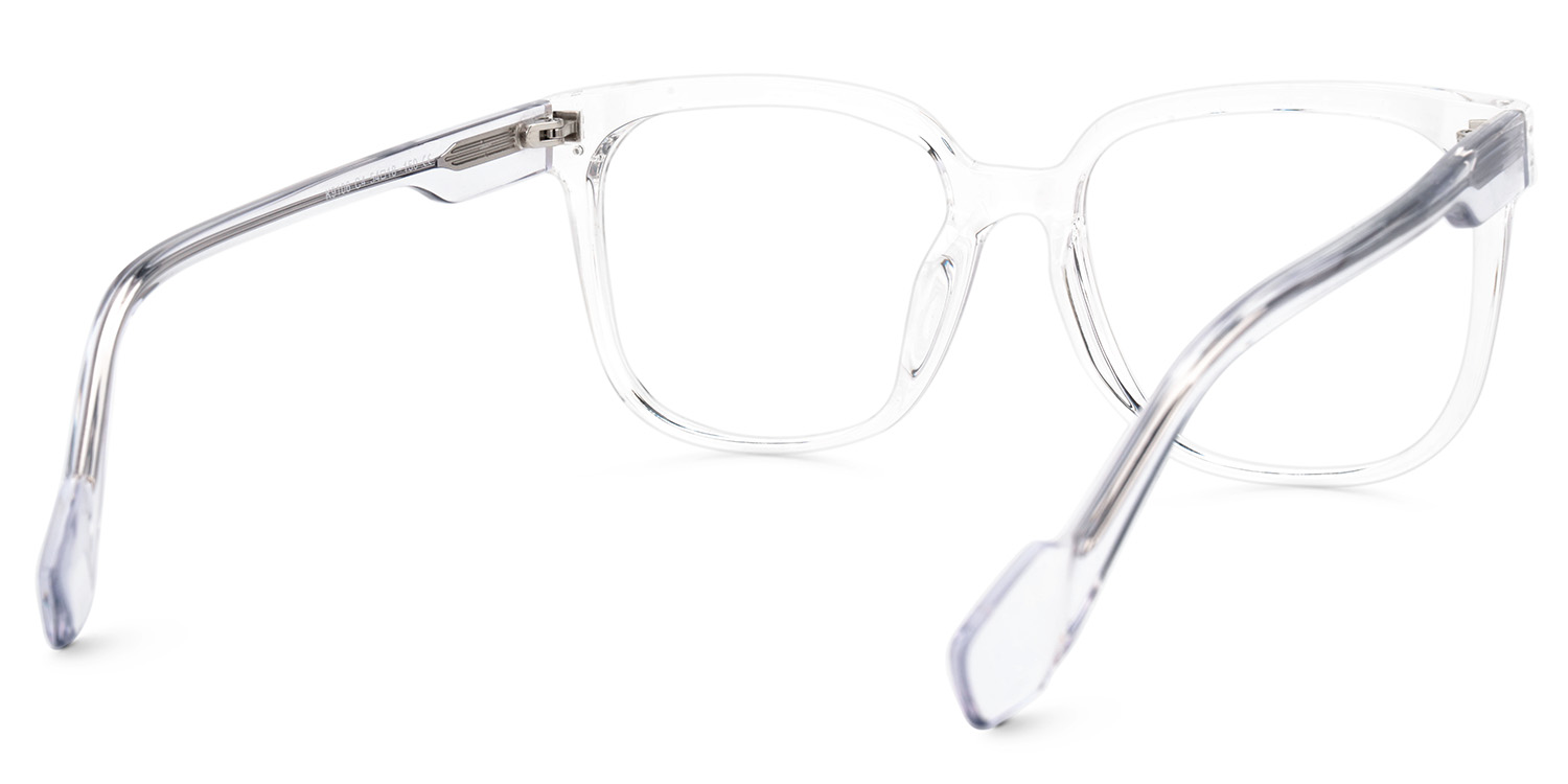 Mikel TR90 Square Crystal Frame Glasses | Zeelool3