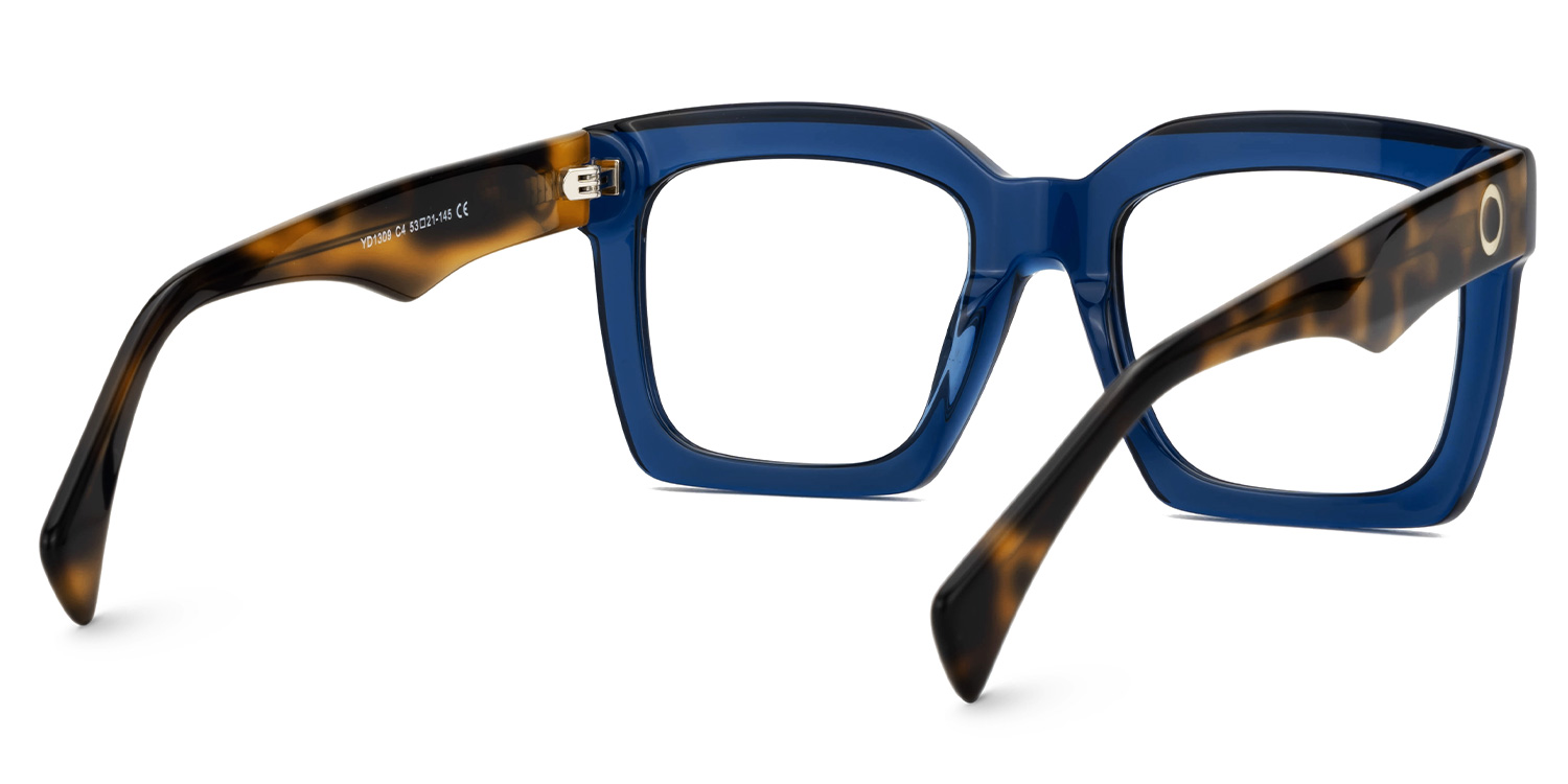 Faridah Square Blue Glasses3