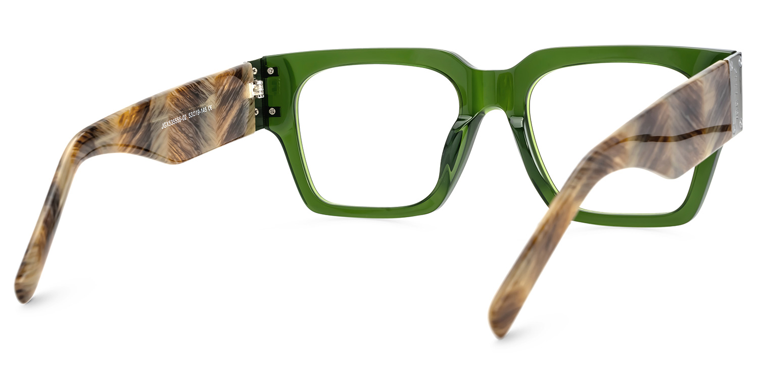 Dedee Square Green Glasses3