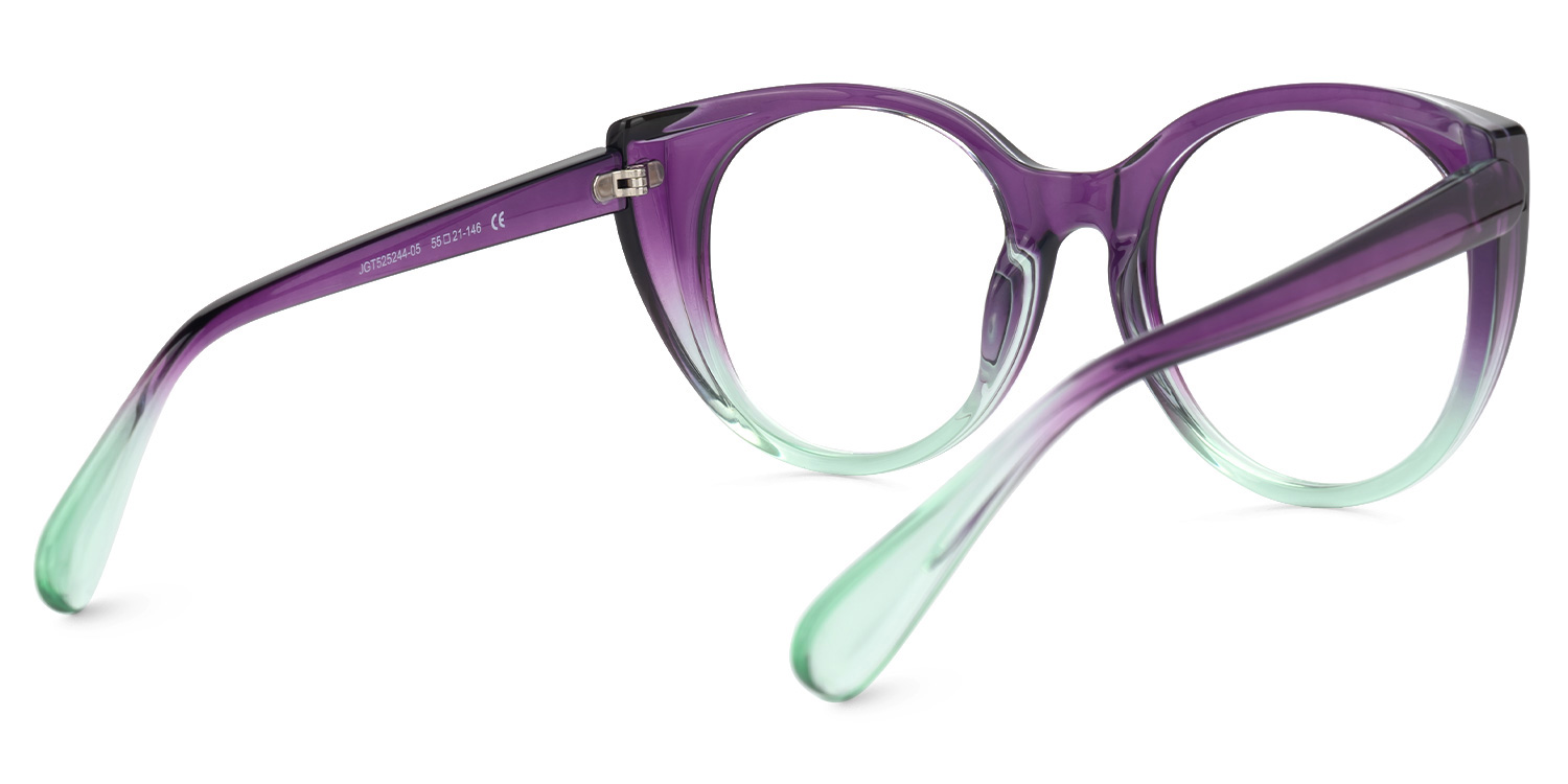 Migdalia Cateye Purple Glasses3