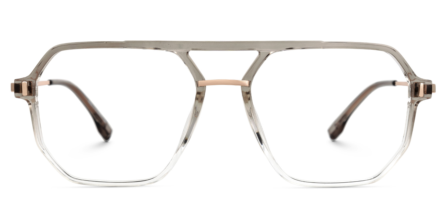 Lizbeth Aviator Gray Glasses0