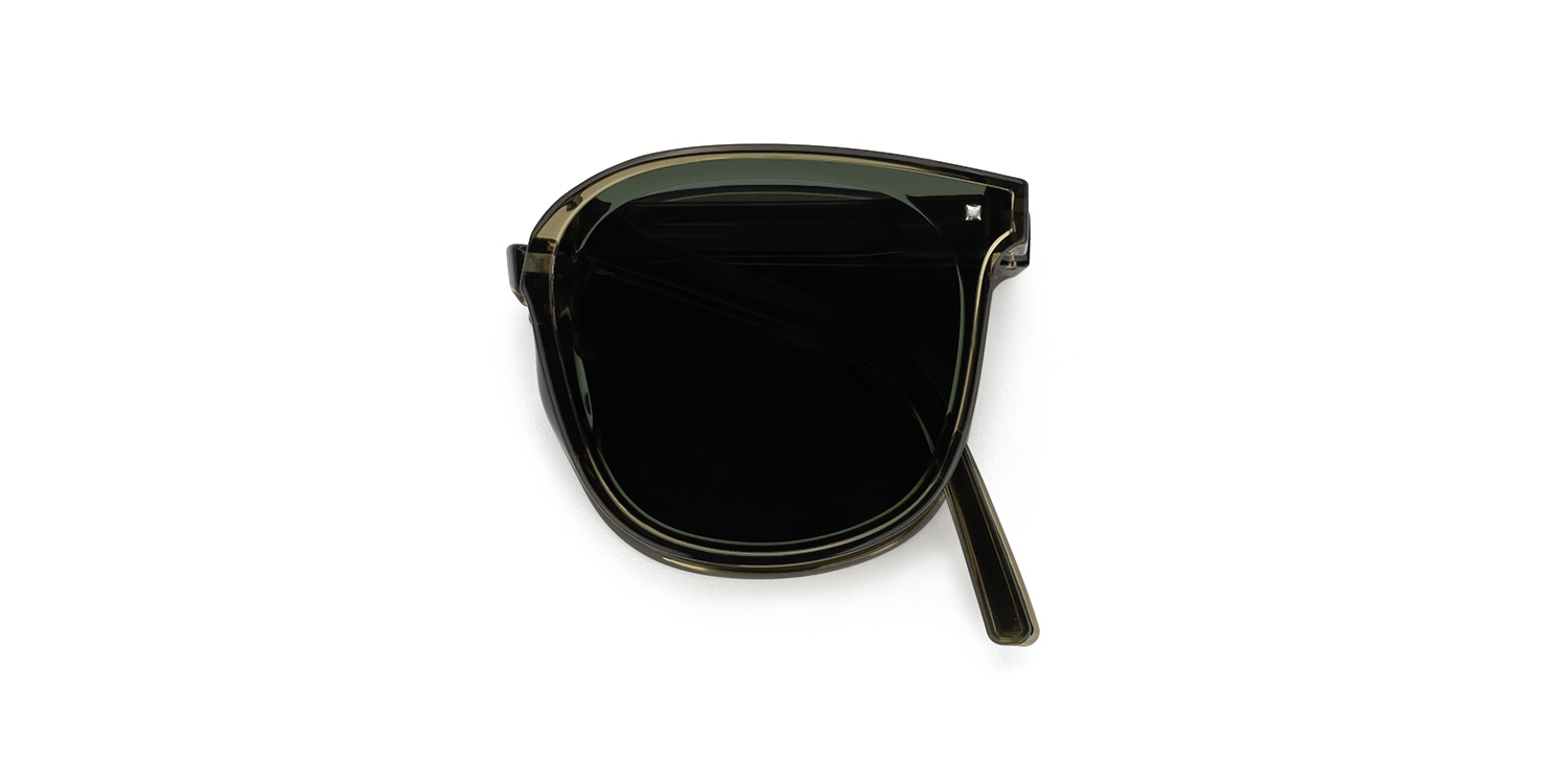 Sulaika TR90 Square Green Sunglasses | Zeelool1