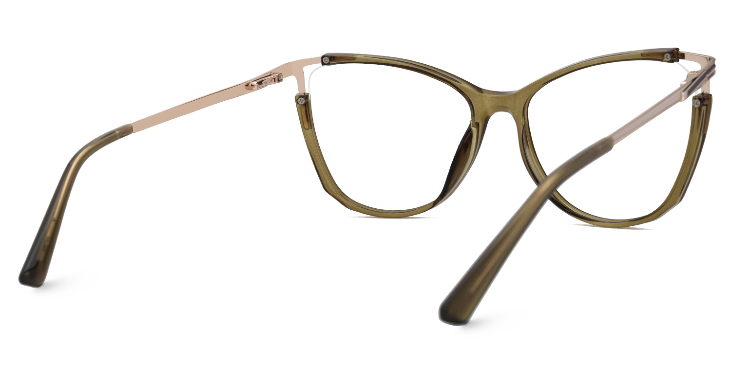 New Tawny Color for Yomary Mixed-Material Eyeglasses  | Zeelool Optical3