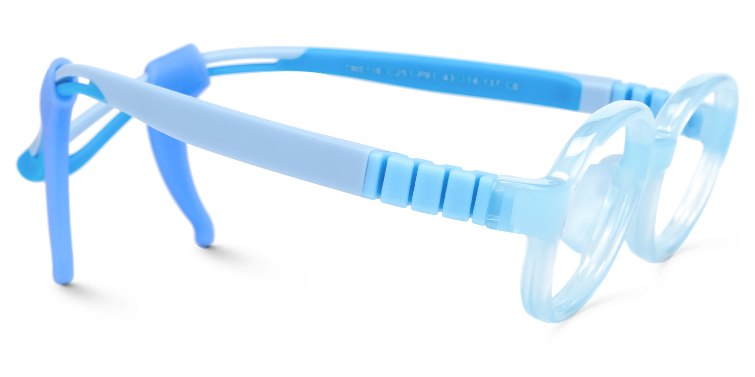 Kids Oval Sherlock Glasses with Cute Style -Zeelool2