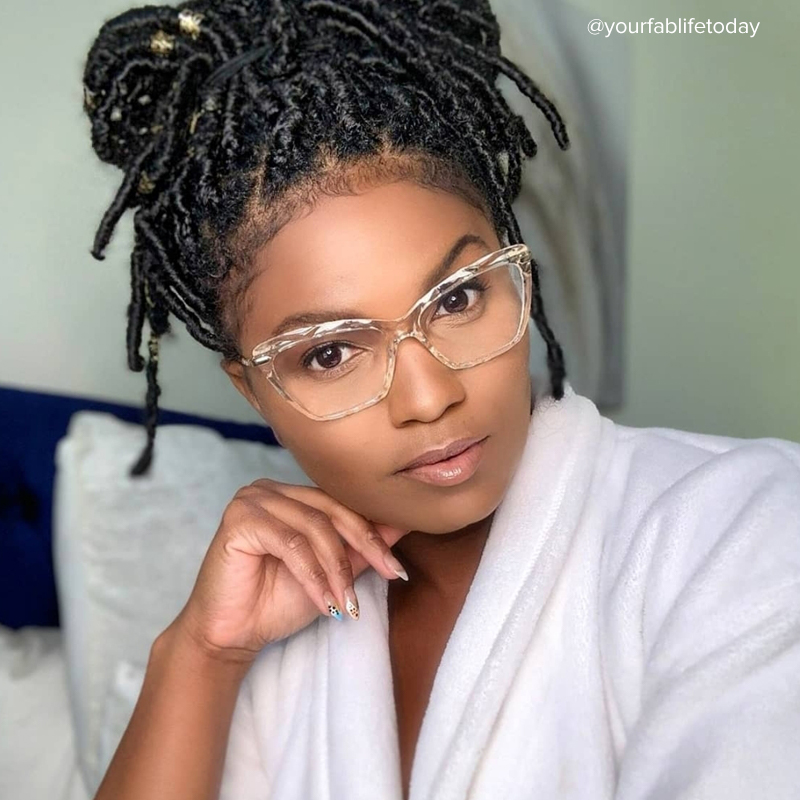 Juliet Cateye Crystal Frame Glasses | Zeelool Optical9