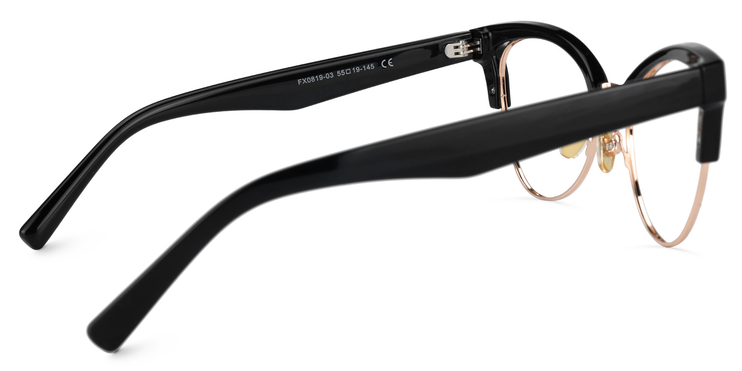 Charlene Browline Black Glasses3