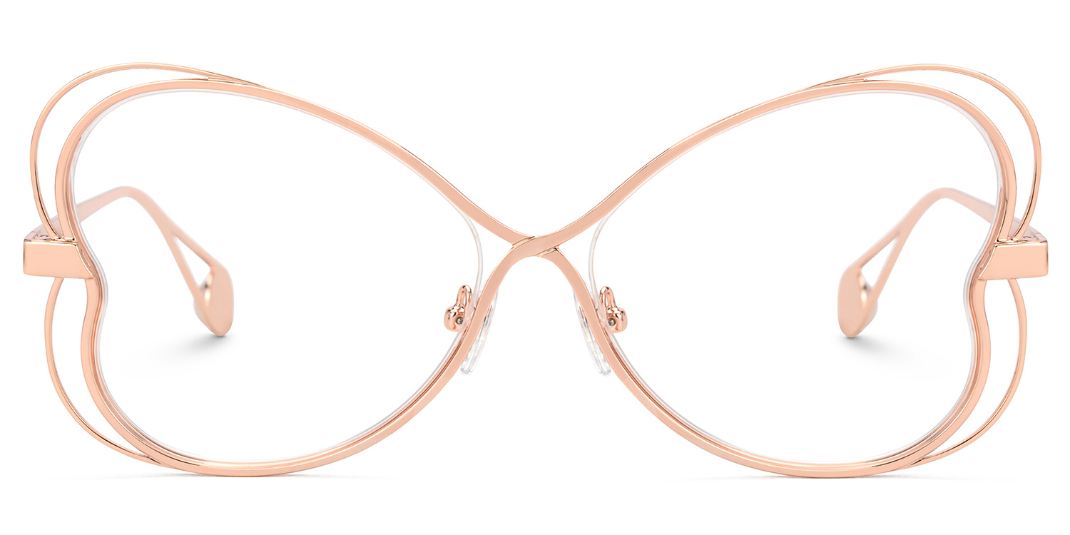 Designer Aretha Glasses in Metal Full-Frame0