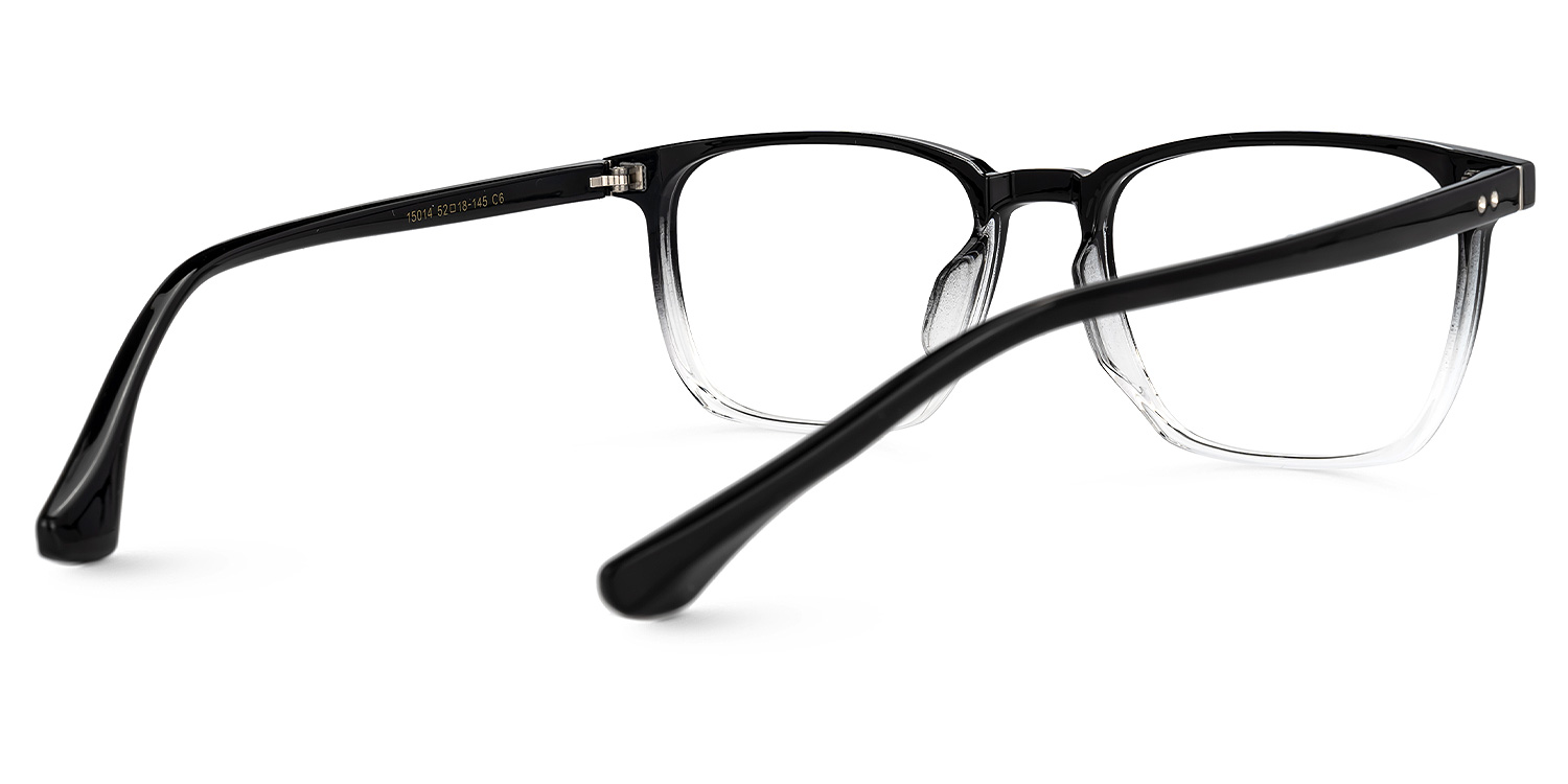 Martinez Square Black Glasses | Zeelool Glasses3
