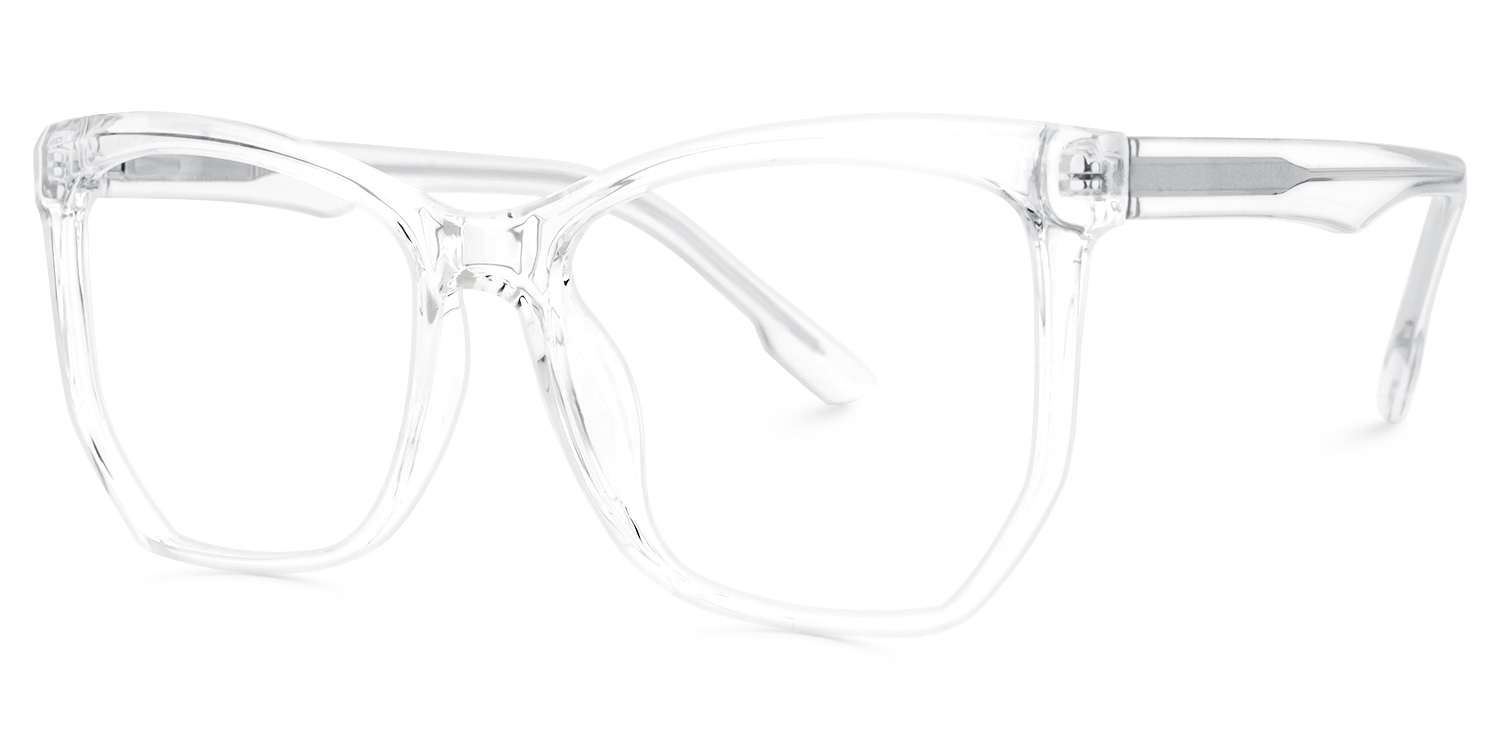 Libby Geometric Crystal Eyeglasses & Glasses Frames1