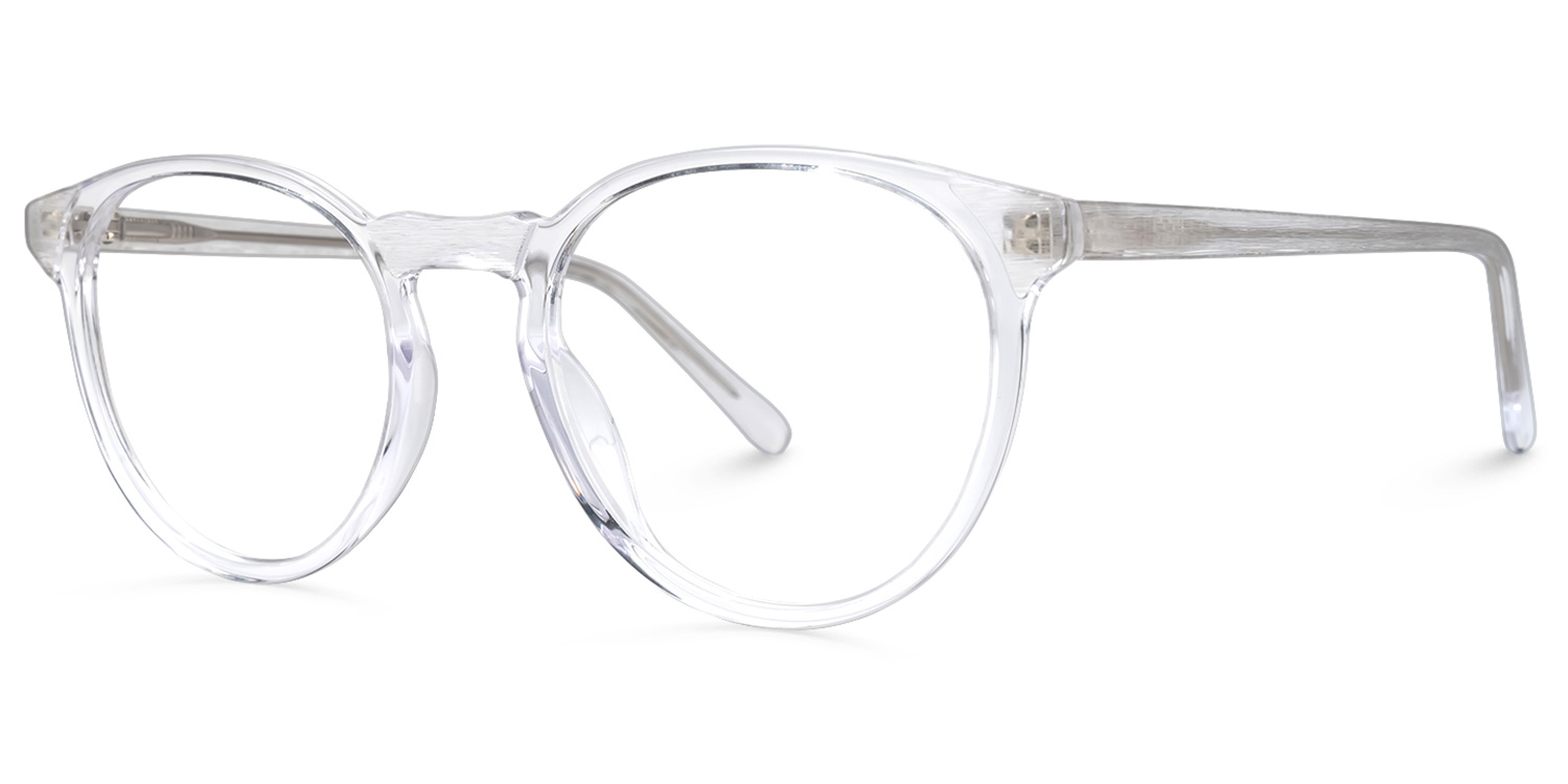 Kasey Round Crystal Glasses | Zeelool Glasses1