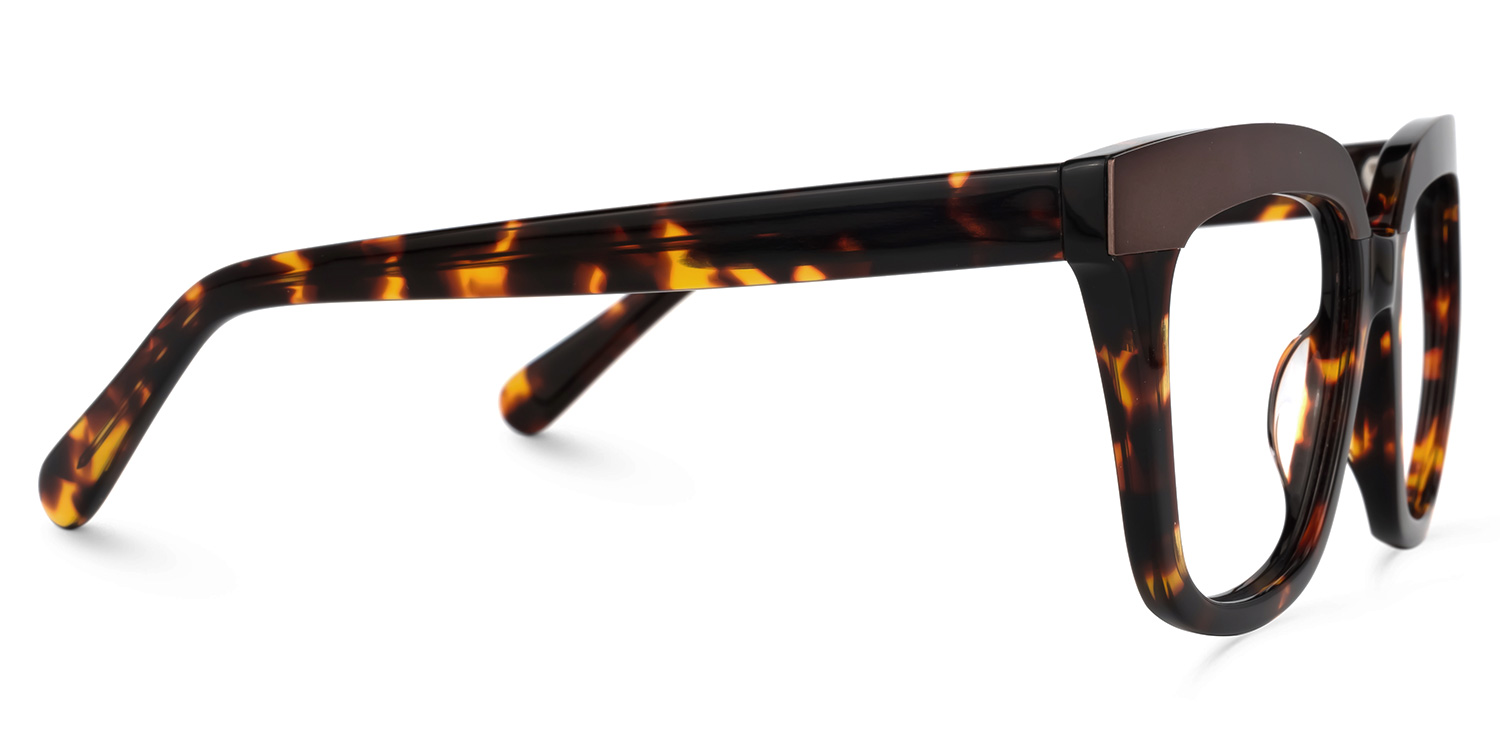 Milledge Square Tortoise Glasses | Zeelool Glasses2