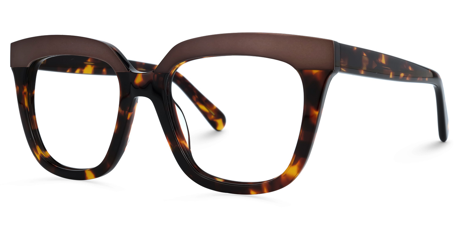 Milledge Square Tortoise Glasses | Zeelool Glasses1