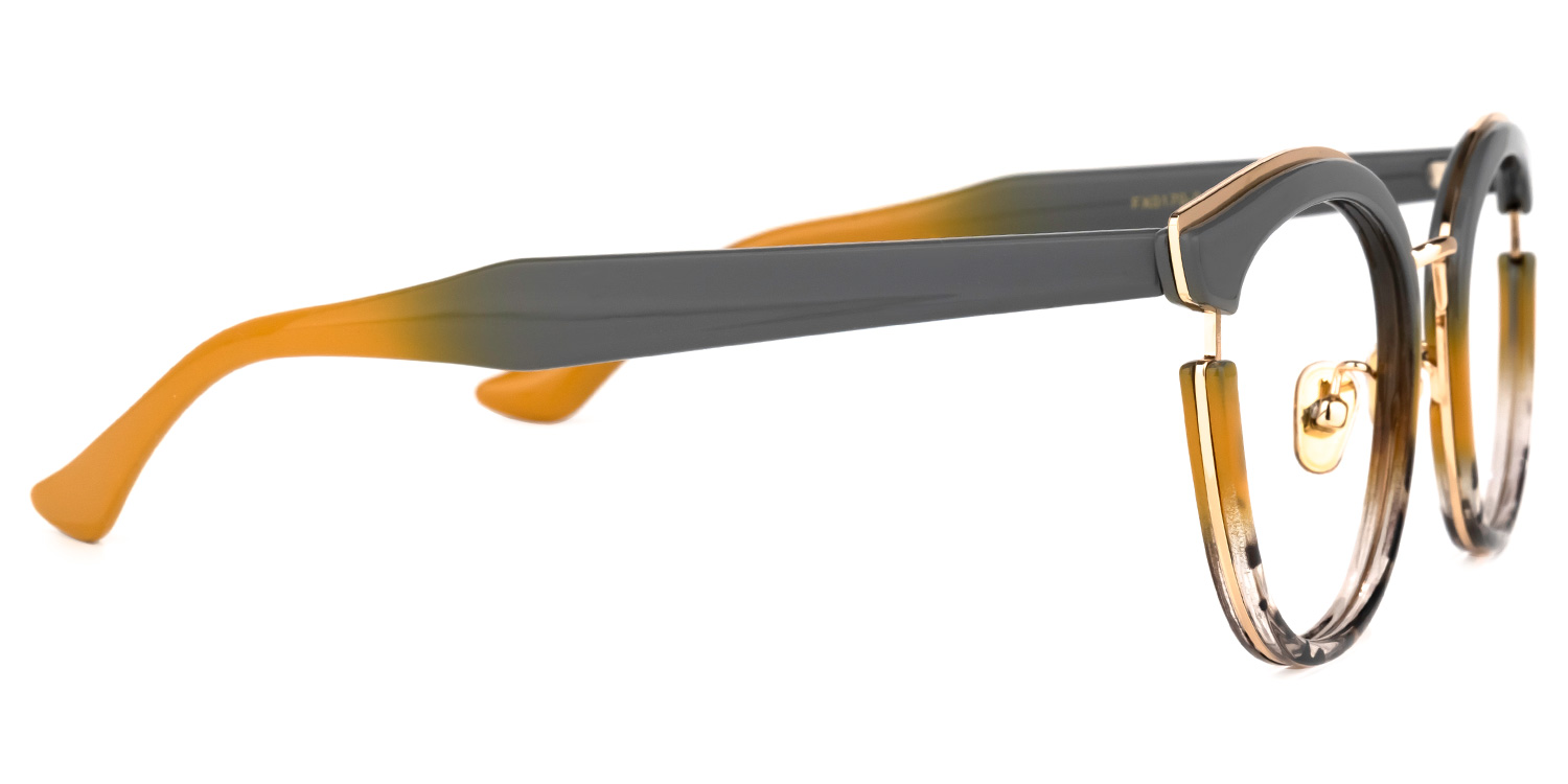 Laraine Cat Eye Gray Frame Glasses | Zeelool Optical2