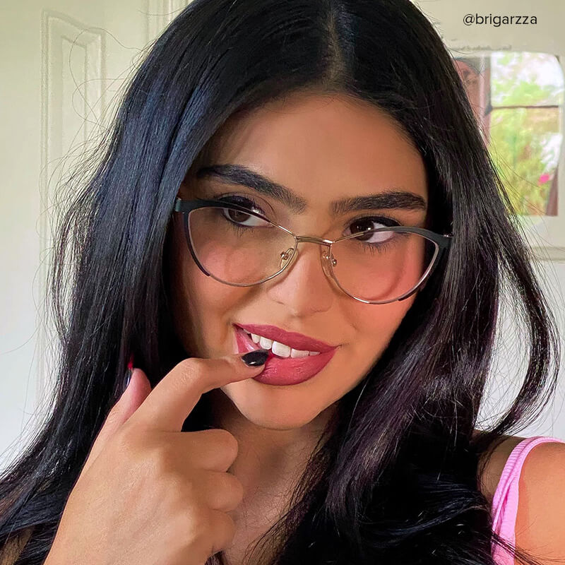 Sydney Cat Eye Black Frame Glasses | Zeelool Optical10