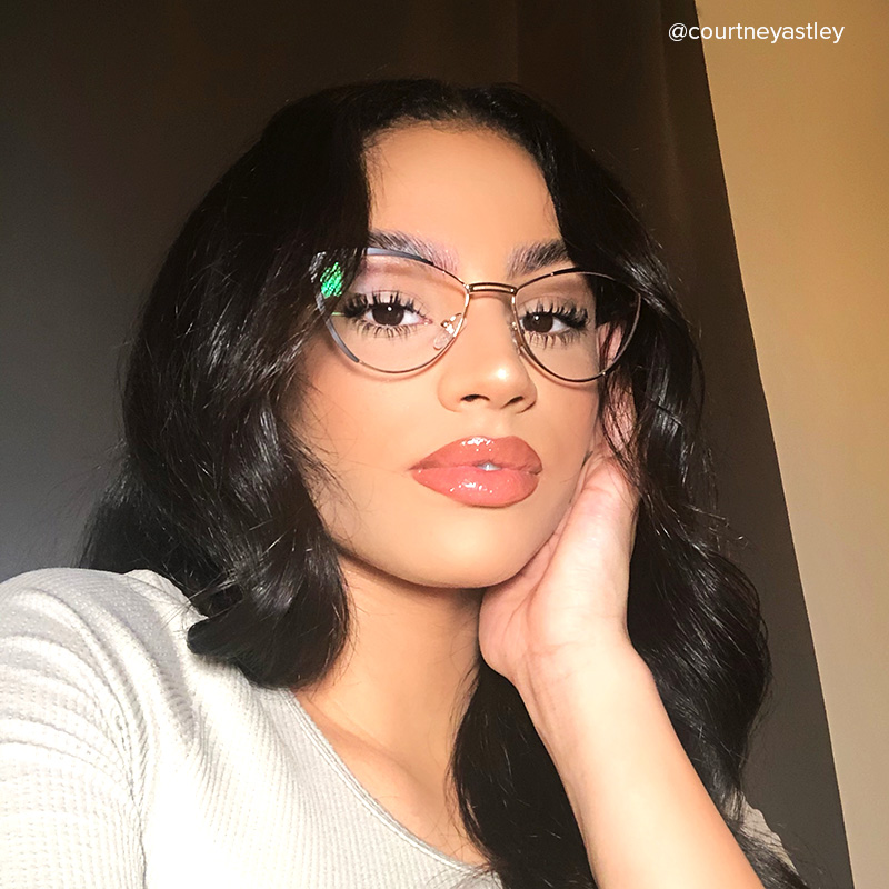 Sydney Cat Eye Black Frame Glasses | Zeelool Optical9