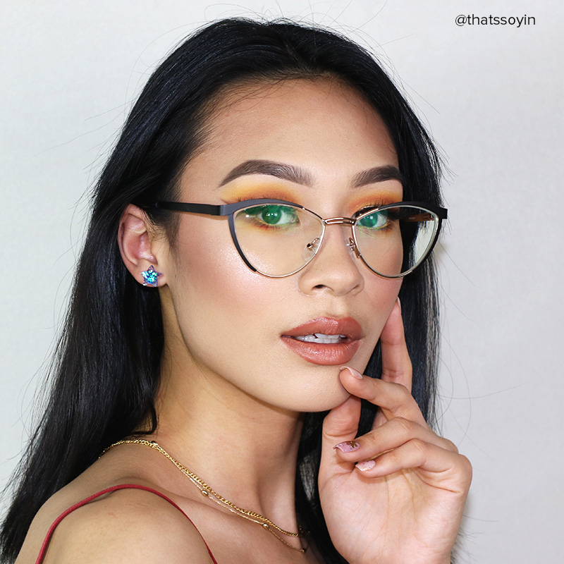Sydney Cat Eye Black Frame Glasses | Zeelool Optical11