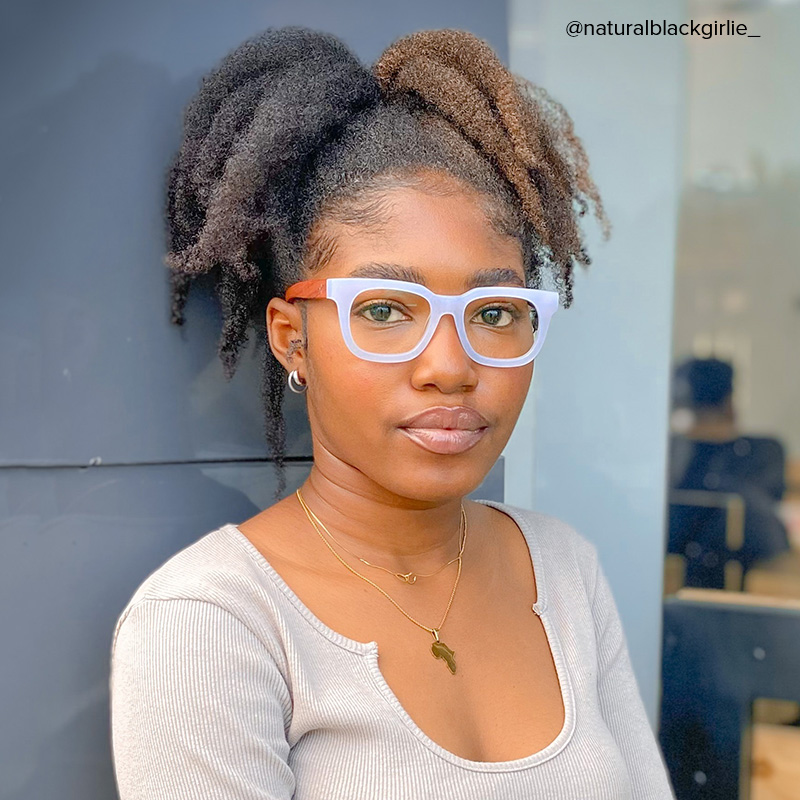 Diana Rectangle White Glasses4