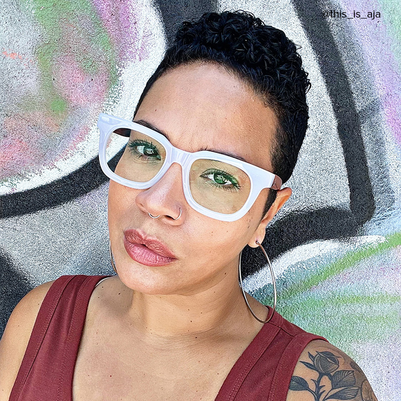 Diana Rectangle White Glasses | Zeelool Glasses5