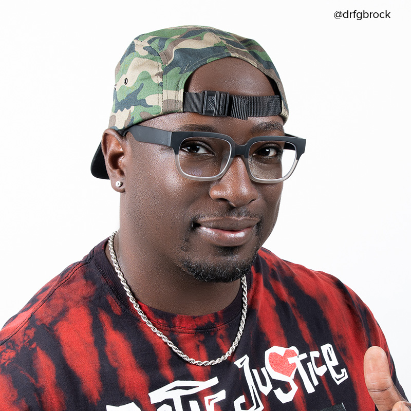 Colin Rectangle Black-Gray Glasses hover