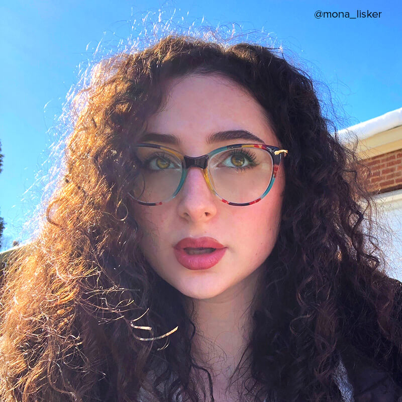 Clement Cat Eye Floral Glasses5