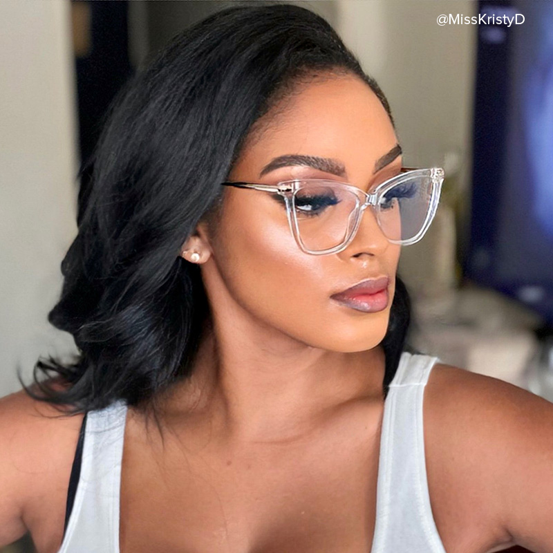 Hilary Butterfly Crystal Frame Glasses | Zeelool Optical7