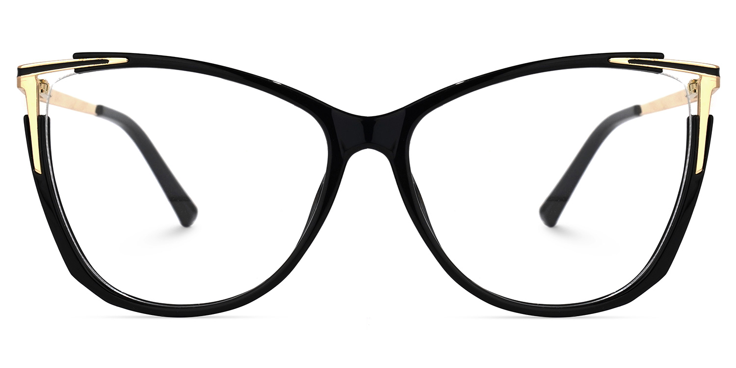 Yomary Cateye Black Glasses0
