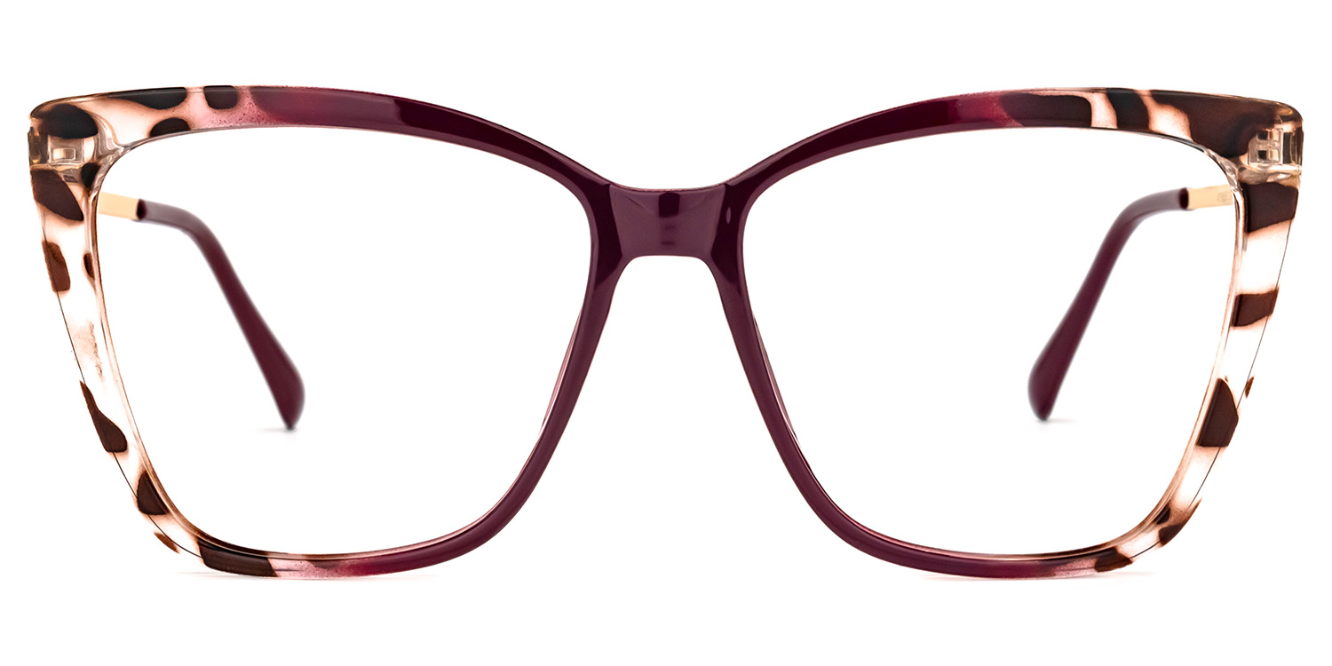 Awilda Cateye Purple Glasses0