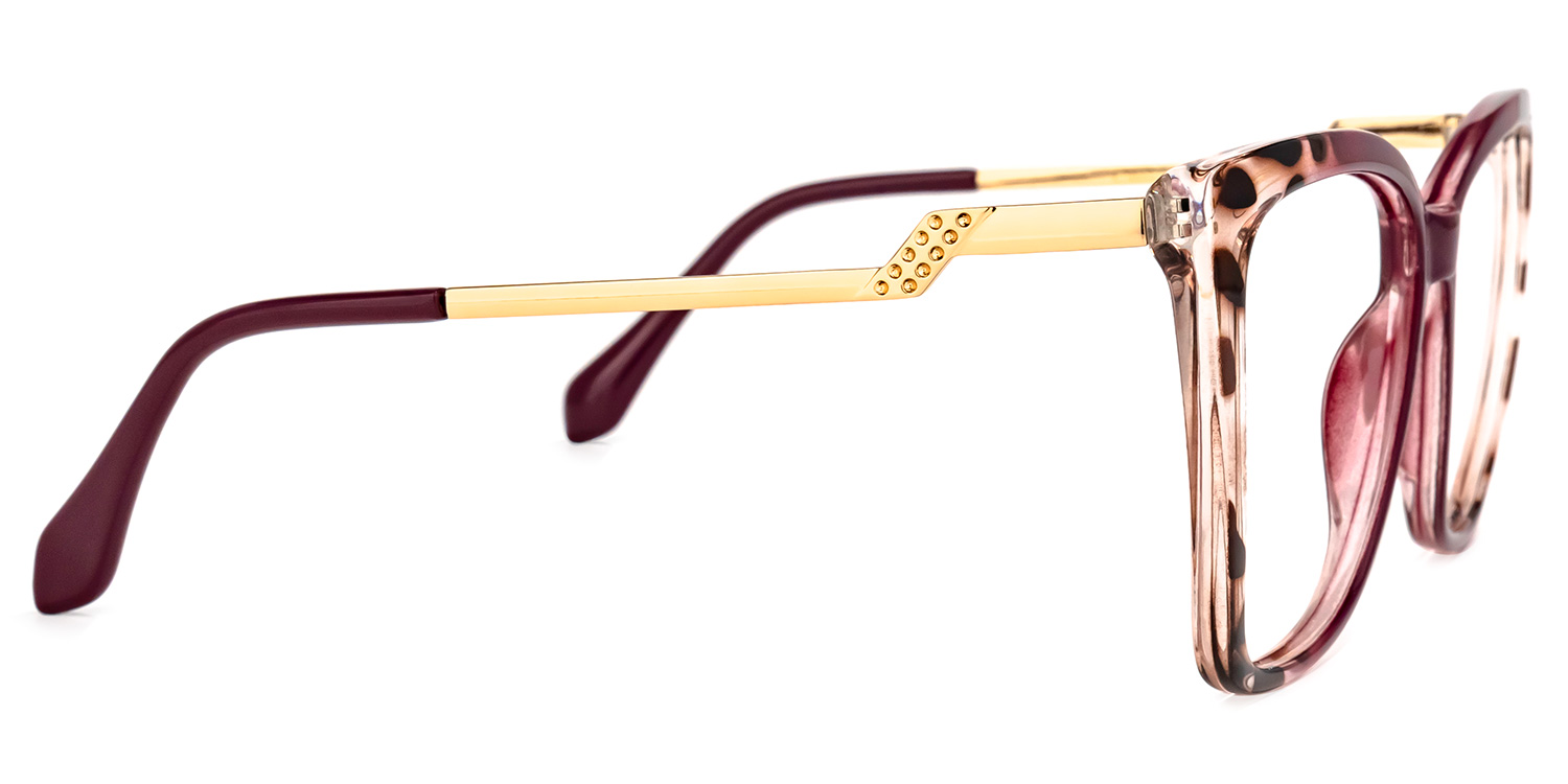 Awilda Cateye Purple Glasses2